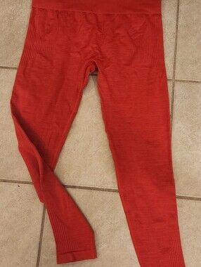 Pursue Fitness Size Xl High-Waist Red Sculpting Leggings